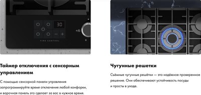 Газовая варочная панель Haier HHX-G75CWSB