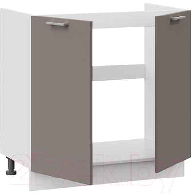 Шкаф под мойку ТриЯ Габриэлла 1Н8М (белый/муссон)
