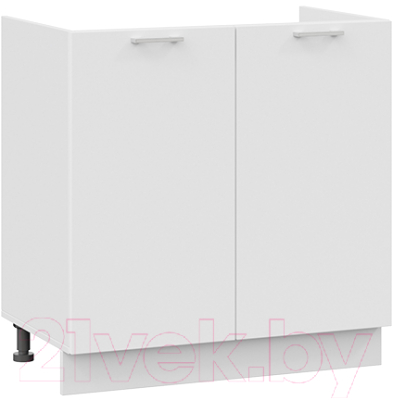 Шкаф под мойку ТриЯ Габриэлла 1Н8М (белый/сноу) - фото