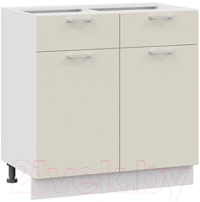 Шкаф-стол кухонный ТриЯ Габриэлла 1Н8Я1 (белый/крем) - фото