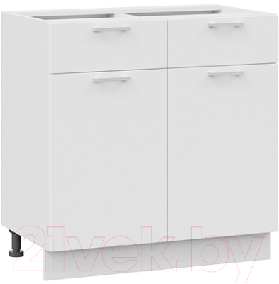 Шкаф-стол кухонный ТриЯ Габриэлла 1Н8Я1 (белый/сноу) - фото