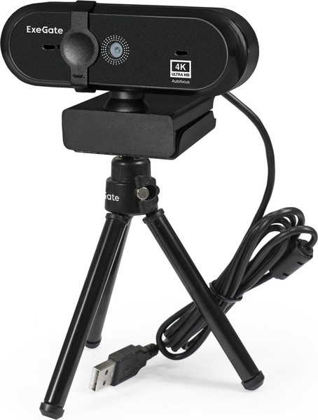 Веб-камера ExeGate Stream HD 4000 4K UHD T-Tripod / EX287383RUS