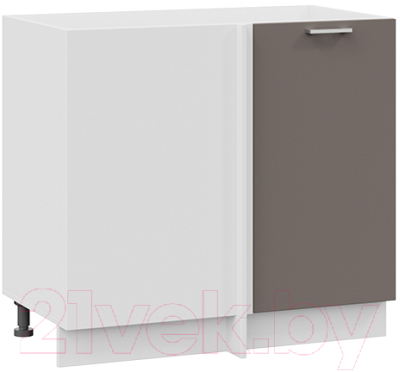Шкаф под мойку ТриЯ Габриэлла 1Н9У (белый/муссон) - фото