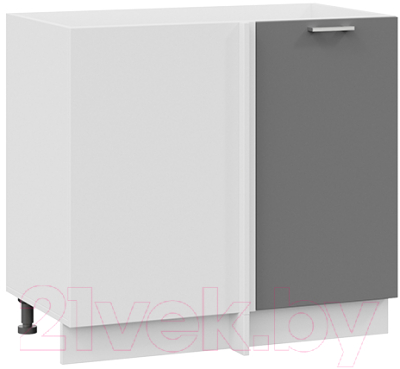 Шкаф под мойку ТриЯ Габриэлла 1Н9У (белый/титан) - фото