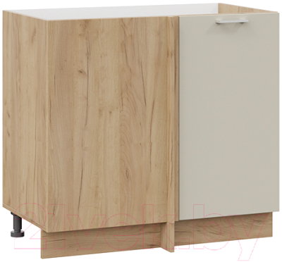Шкаф под мойку ТриЯ Габриэлла 1Н9У (дуб крафт золотой/крем) - фото