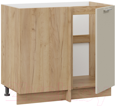 Шкаф под мойку ТриЯ Габриэлла 1Н9У (дуб крафт золотой/крем)
