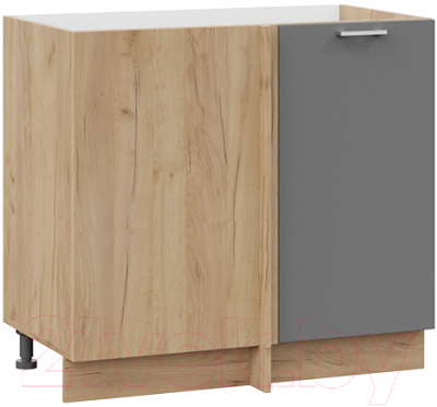 Шкаф под мойку ТриЯ Габриэлла 1Н9У (дуб крафт золотой/титан) - фото