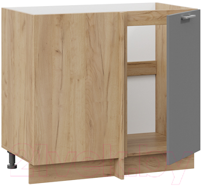 Шкаф под мойку ТриЯ Габриэлла 1Н9У (дуб крафт золотой/титан)