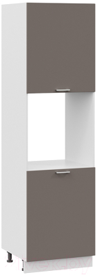 Шкаф-пенал кухонный ТриЯ Габриэлла 1П6 (белый/муссон) - фото