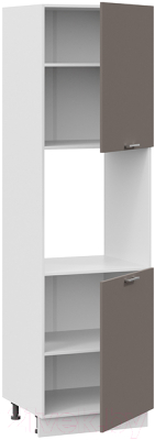 Шкаф-пенал кухонный ТриЯ Габриэлла 1П6 (белый/муссон)