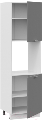 Шкаф-пенал кухонный ТриЯ Габриэлла 1П6 (белый/титан)