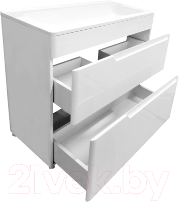 Тумба с умывальником Эстет Kare Luxe / ФР-00007071