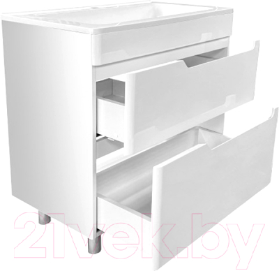 Тумба с умывальником Эстет Kare Luxe / ФР-00005719