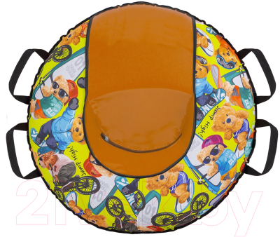 Тюбинг-ватрушка Тяни-Толкай 1070мм Bear Comfort (оксфорд, Норм) - фото