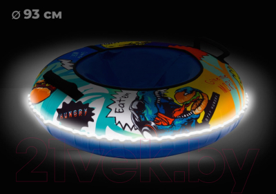 Тюбинг-ватрушка Тяни-Толкай 930мм Burger Led (оксфорд, Норм)