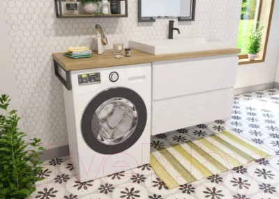 Тумба с умывальником Эстет Malibu Luxe R / ФР-00007114