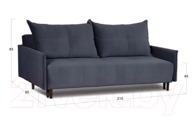 Диван Асмана Комфорт Тик Так 2.0 (Oskar Stone)