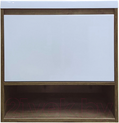 Тумба с умывальником Эстет Monaco Wood / ФР-00010681 - фото