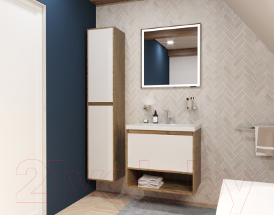 Тумба с умывальником Эстет Monaco Wood / ФР-00010681