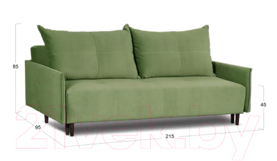 Диван Асмана Комфорт Тик Так 2.0 (Oskar Aplle)