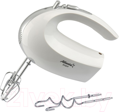 Миксер ручной Atlanta ATH-3116 (белый) - фото