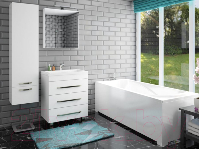 Шкаф-пенал для ванной Эстет Monaco L 40x34x157 / ФР-00002155