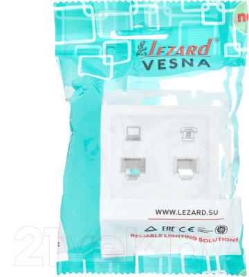 Розетка Lezard Vesna 742-0288-143