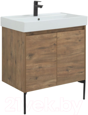 Тумба с умывальником Aquanet Nova Lite 75 / 302528