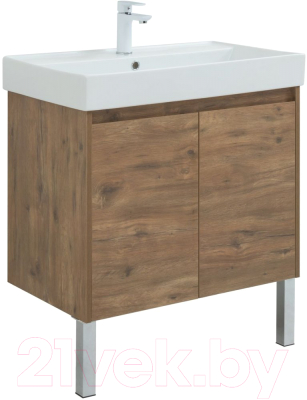 Тумба с умывальником Aquanet Nova Lite 75 / 302528