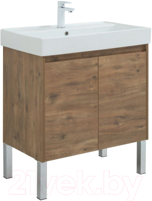 Тумба с умывальником Aquanet Nova Lite 75 / 302528