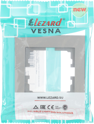 Рамка для выключателей и розеток Lezard Vesna 742-3500-146