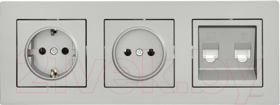 Рамка для выключателей и розеток Lezard Vesna 742-3500-148