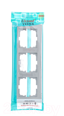 Рамка для выключателей и розеток Lezard Vesna 742-3500-148