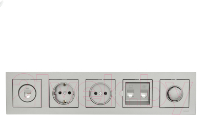 Рамка для выключателей и розеток Lezard Vesna 742-3500-150