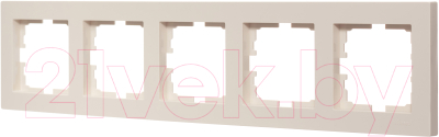 Рамка для выключателей и розеток Lezard Vesna 742-0300-150