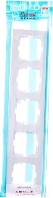 Рамка для выключателей и розеток Lezard Vesna 742-0200-150