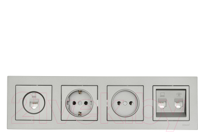 Рамка для выключателей и розеток Lezard Vesna 742-3500-149