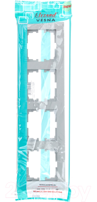 Рамка для выключателей и розеток Lezard Vesna 742-3500-149