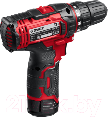 Аккумуляторная дрель-шуруповерт Зубр ДШЛ-125-21