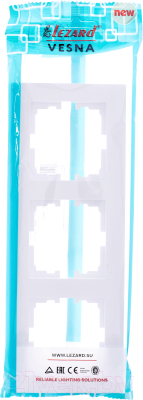 Рамка для выключателей и розеток Lezard Vesna 742-0200-148