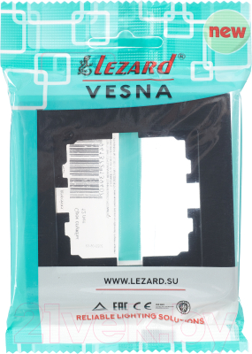 Рамка для выключателей и розеток Lezard Vesna 742-4200-146