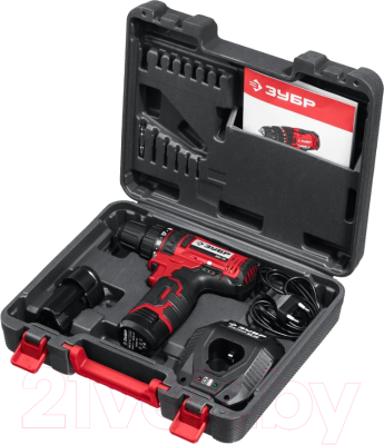 Аккумуляторная дрель-шуруповерт Зубр ДШЛ-125-22