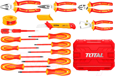 Универсальный набор инструментов TOTAL Диэлектрических / THKITH1601 (16шт) - фото