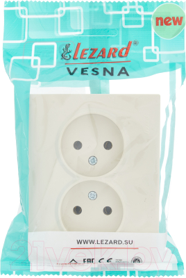 Розетка Lezard Vesna 742-0300-128B