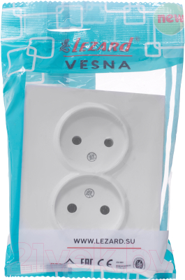 Розетка Lezard Vesna 742-0200-128B