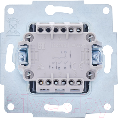 Выключатель Lezard Vesna 742-0288-109