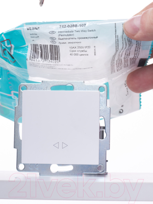 Выключатель Lezard Vesna 742-0288-107