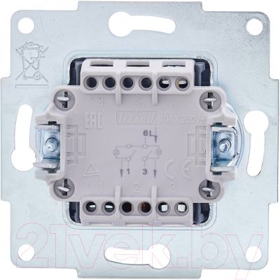 Выключатель Lezard Vesna 742-0288-112