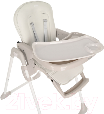 Стульчик для кормления Pituso Olimp / C1-Milk White (молочный/белый/экокожа)