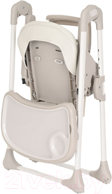 Стульчик для кормления Pituso Olimp / C1-Milk White (молочный/белый/экокожа)